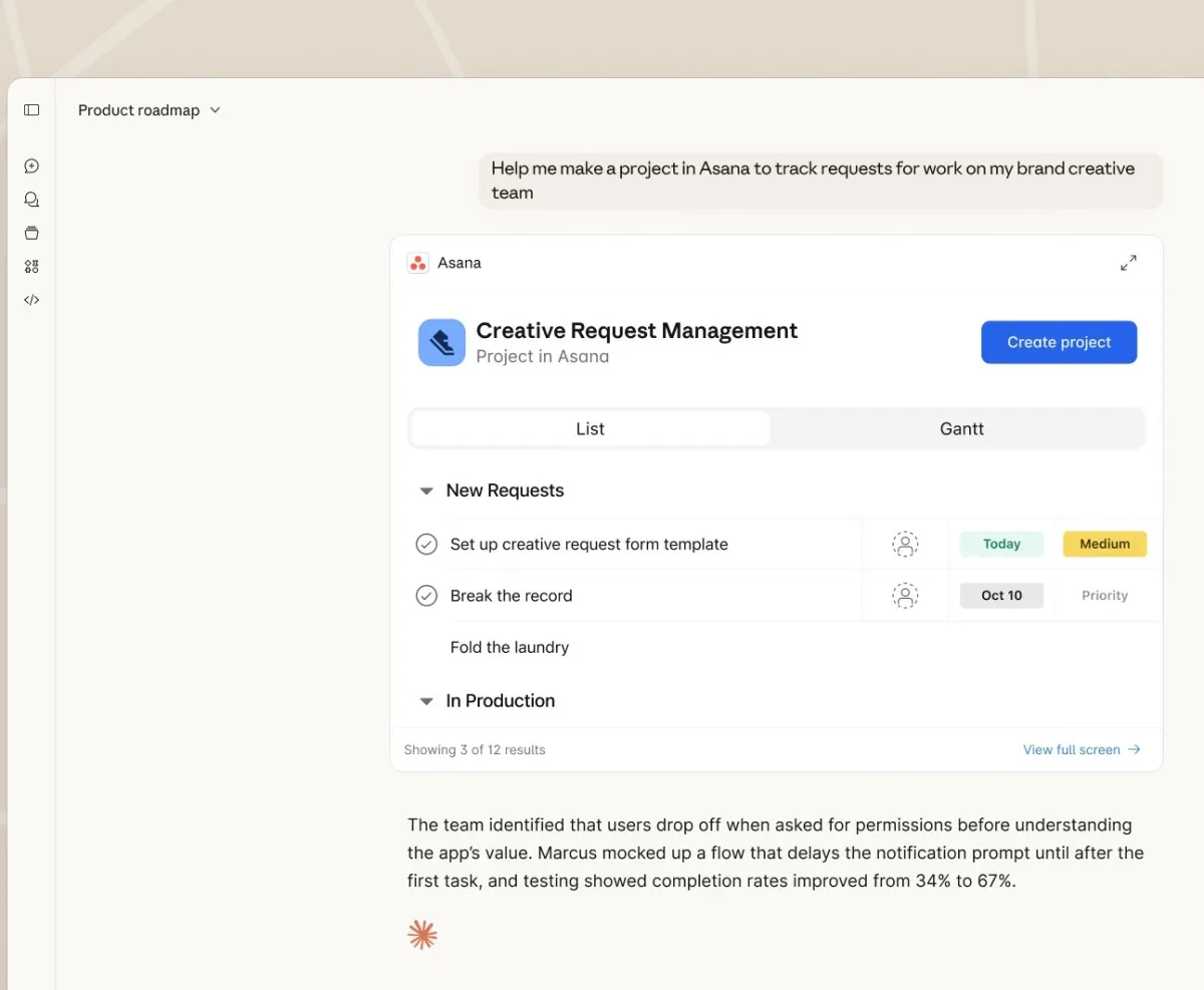 Anthropic lanza aplicaciones interactivas en Claude para Slack, Canva y otras herramientas