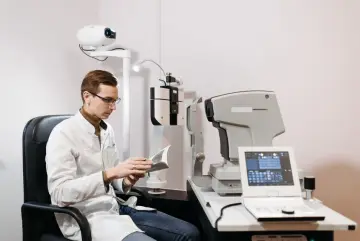 Fotografía de archivo que ilustra: DeepMind predice progresión de degeneración macular con IA mejor que oftalmólogos