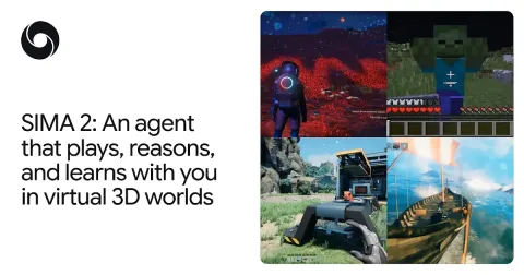 SIMA 2: agente de IA con razonamiento y mejora continua en mundos virtuales 3D