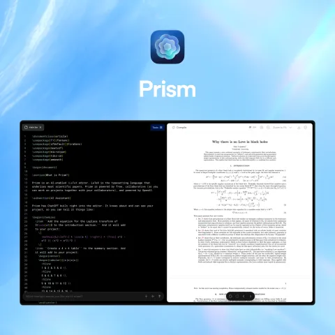 OpenAI lanza Prism, un entorno de trabajo integrado con IA para investigadores científicos