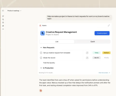 Anthropic lanza aplicaciones interactivas en Claude para Slack, Canva y otras herramientas