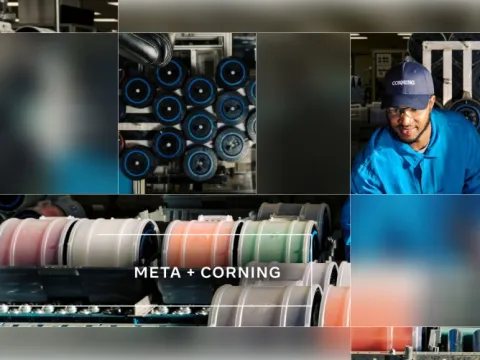 Meta invierte 6.000 millones en cables de fibra óptica con Corning para infraestructura de IA