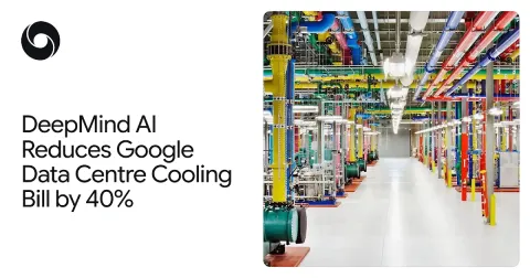 DeepMind reduce el consumo de energía en refrigeración de centros de datos Google en un 40%