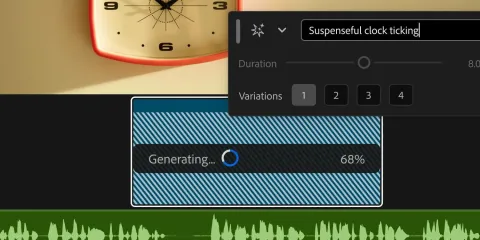 Adobe integra generación de vídeo y audio con IA directamente en la línea de tiempo de Premiere