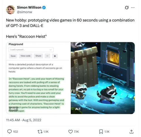 Simon Willison genera un videojuego funcional con Claude Fable 5 en menos de 30 segundos