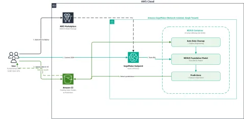 Fundamental NEXUS: modelo especializado en datos tabulares llega a AWS SageMaker