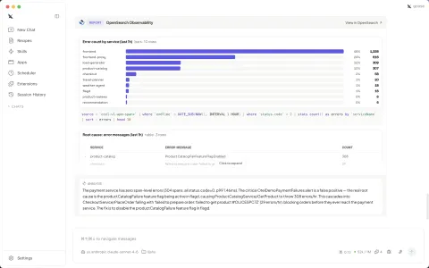 AWS integra visualizaciones interactivas en agentes con Amazon OpenSearch Service MCP Apps