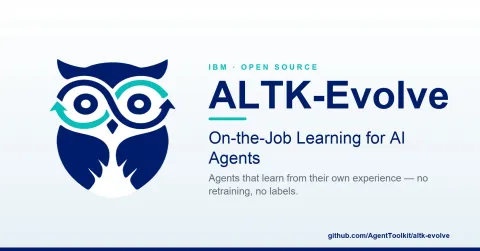 IBM Research optimiza memoria de agentes con ALTK-Evolve, reduciendo costes hasta el 85%