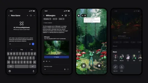 Roblox lanza herramienta de creación de juegos con IA en su app móvil