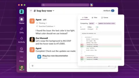Slack integra agentes de IA para programación colaborativa en tiempo real