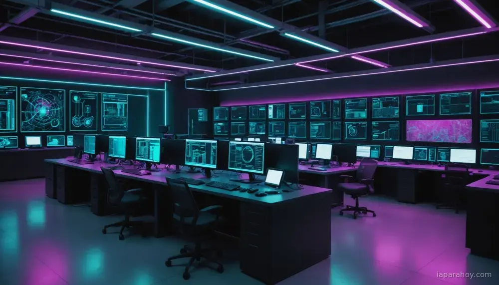 Ilustración generada con IA sobre: Indonesia inaugura su primer centro de IA universitario con NVIDIA, Indosat y UGM