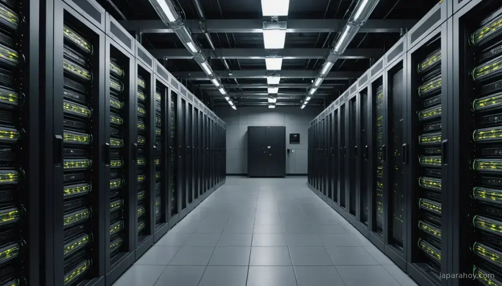 Ilustración generada con IA sobre: NVIDIA, Google y Microsoft crean estándar 800 VDC para potencia en IA
