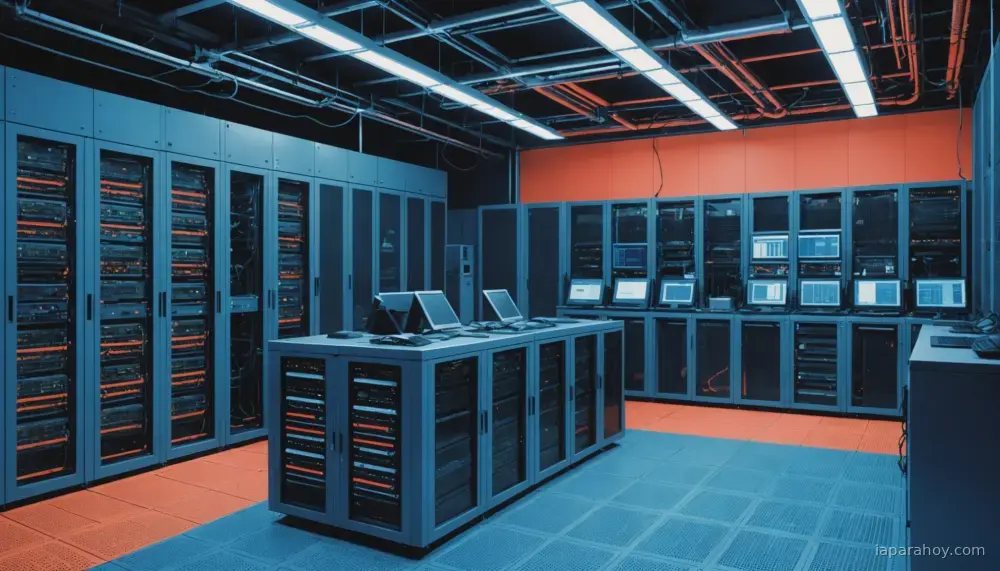 Ilustración generada con IA sobre: Intel publica guía de arquitectura de sistemas para desplegar agentes IA en empresas