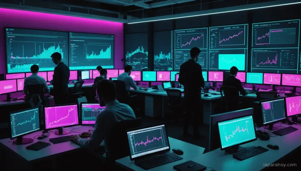 Ilustración generada con IA sobre: Moonshot AI lanza Kimi K3, modelo abierto que preocupa a Wall Street por competencia china