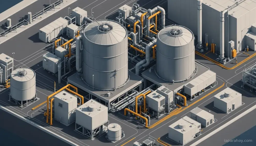 Ilustración generada con IA sobre: Data centers: usan agua reciclada para refrigeración, no agua potable ni orina