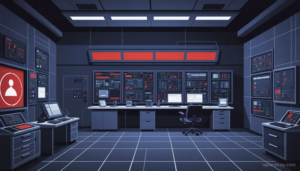 Ilustración generada con IA sobre: El 90% de las organizaciones de EMEA sufrió incidentes de seguridad con IA agéntica, según ServiceNow