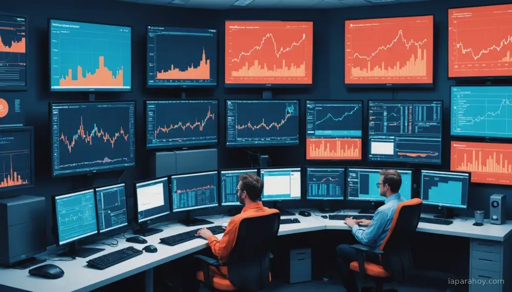 Ilustración generada con IA sobre: Binance lanza plataforma para que agentes IA ejecuten operaciones de trading autónomas