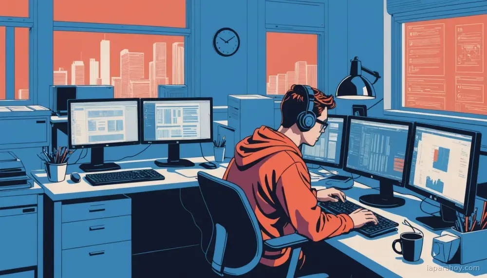 Ilustración generada con IA sobre: OpenAI pivota ChatGPT hacia una superapp con agentes y Codex como motor de ingresos