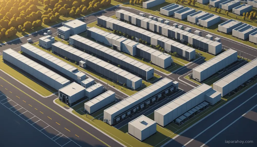 Ilustración generada con IA sobre: Amazon prevé gastar unos 220.000 millones de dólares en 2026 y ve a AWS como un negocio de un billón