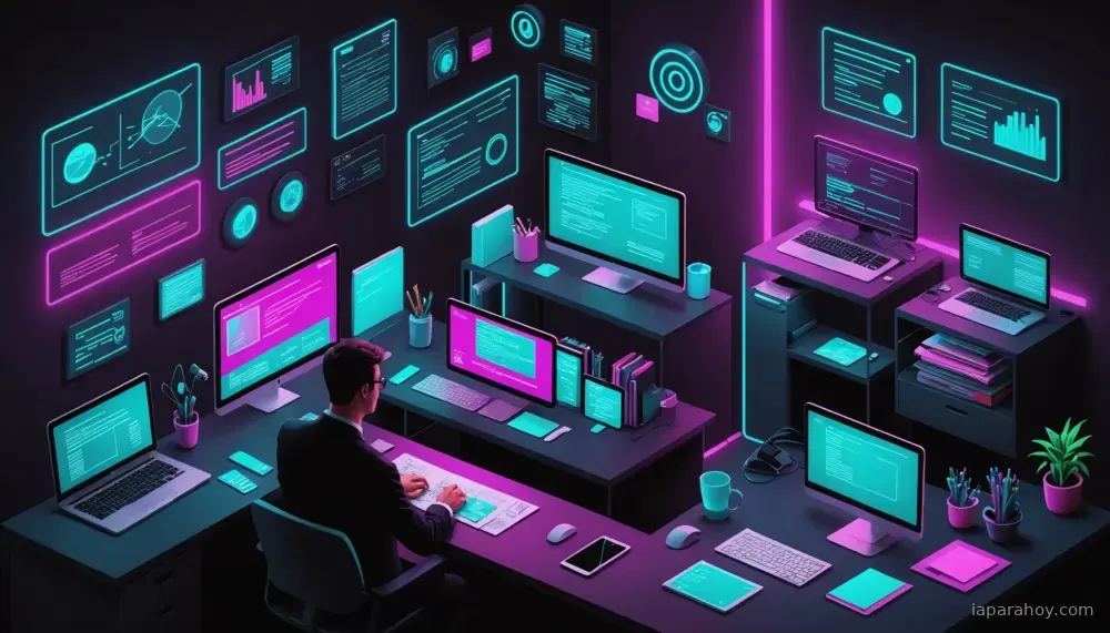 Ilustración generada con IA sobre: San Francisco exige a Apple y Google eliminar apps de desnudos con IA de sus tiendas