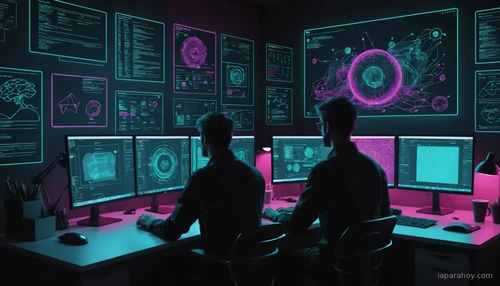 Ilustración generada con IA sobre: Thinking Machines Lab lanza Inkling, modelo de 975 mil millones de parámetros de código abierto