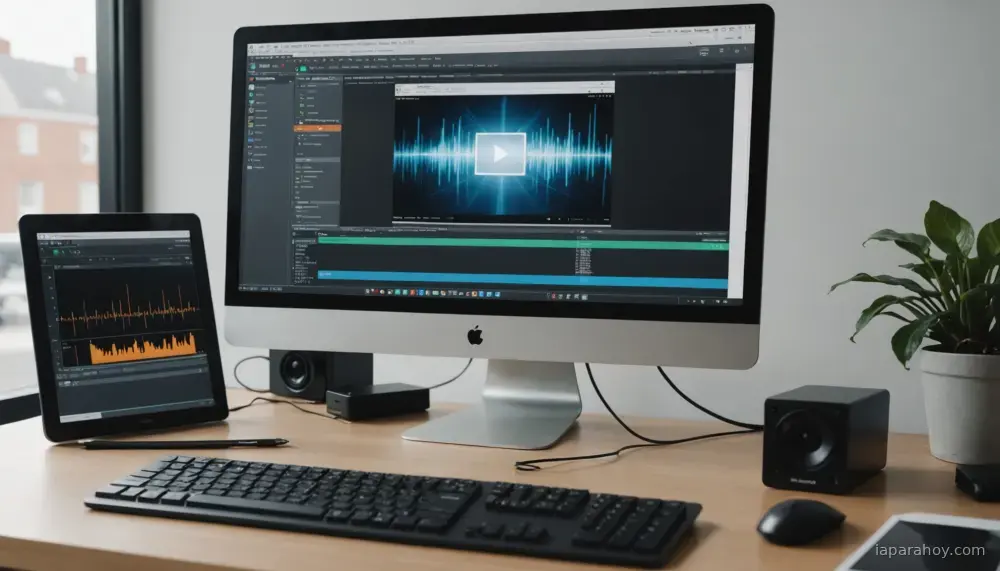 Ilustración generada con IA sobre: Adobe integra generación de vídeo y audio con IA directamente en la línea de tiempo de Premiere