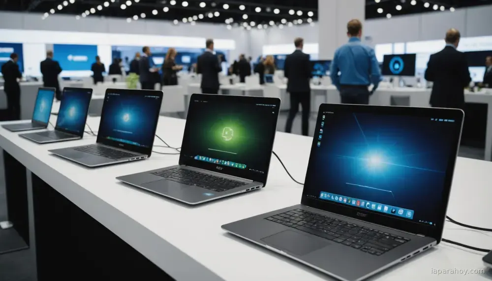 Ilustración generada con IA sobre: Nvidia presenta en IFA 2026 las primeras notebooks con su chip RTX Spark para IA local