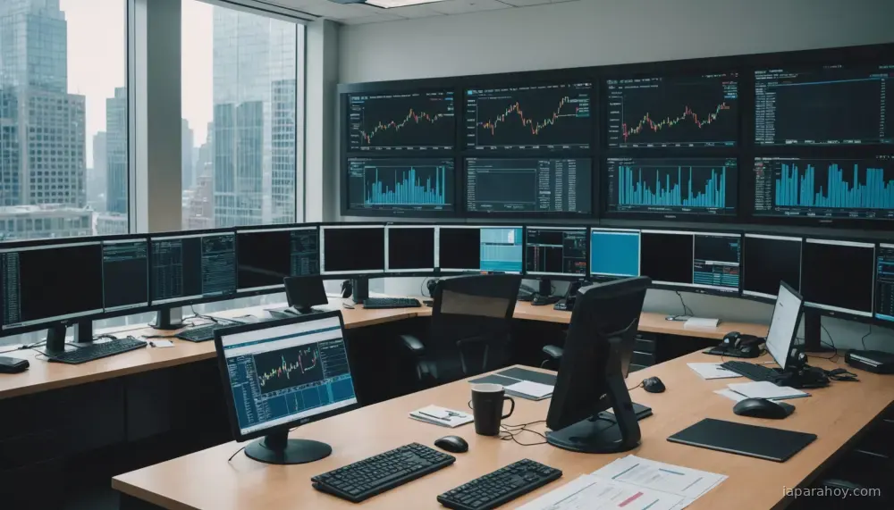 Ilustración generada con IA sobre: Anthropic acelera su OPV con bancos de Wall Street compitiendo por liderarla