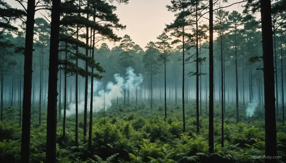 Ilustración generada con IA sobre: La ESA propone una constelación de satélites con IA para detectar incendios forestales