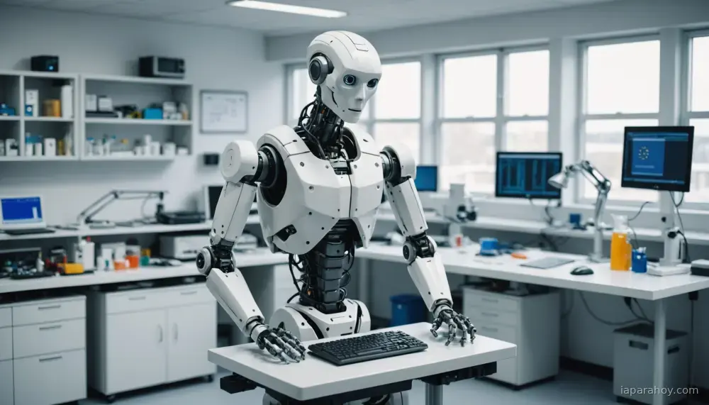 Ilustración generada con IA sobre: Europa apuesta por la robótica humanoide para competir con EEUU y China