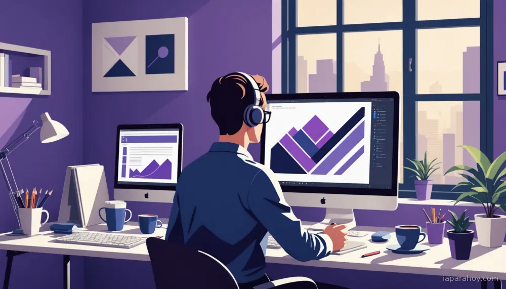 Ilustración generada con IA sobre: Apple lanza Creator Studio, suscripción a herramientas creativas con IA por 12,99 euros/mes