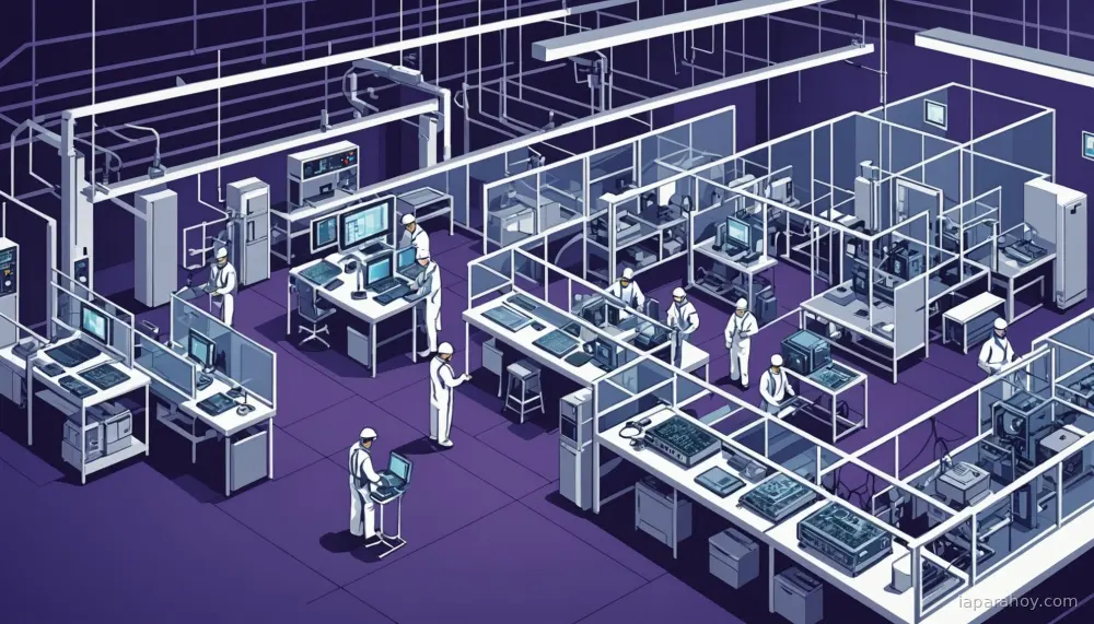 Ilustración generada con IA sobre: China e EEUU siguen rutas divergentes en IA: semiconductores vs. energía