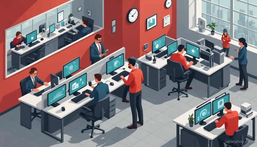 Ilustración generada con IA sobre: Moltbook: red social de agentes IA alcanza 1,5M conexiones con riesgos crecientes de seguridad