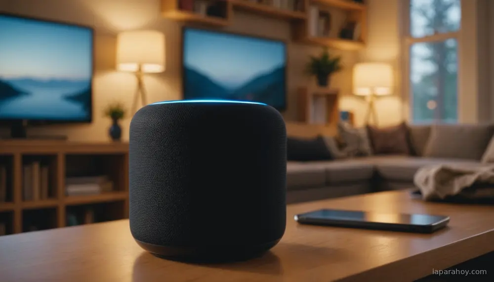 Ilustración generada con IA sobre: Alexa+ llega a España con comprensión conversacional natural y acciones integradas