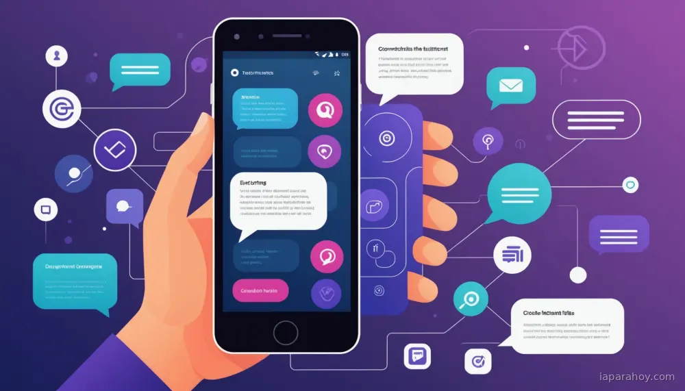 Ilustración generada con IA sobre: Samsung lanza Bixby con IA conversacional en One UI 8.5 con búsqueda web integrada