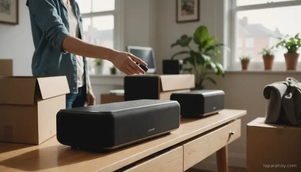Ilustración generada con IA sobre: Google descontinúa Nest Audio y Nest Mini para unificar su marca bajo Google Home