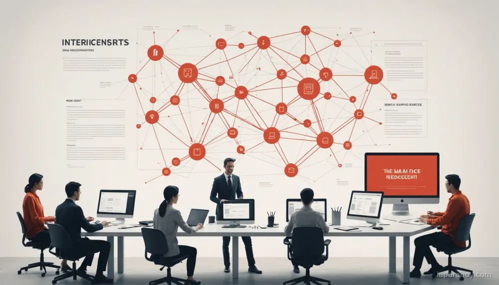 Ilustración generada con IA sobre: Wikipedia firma acuerdos con Microsoft, Amazon y Meta para financiar su modelo colaborativo