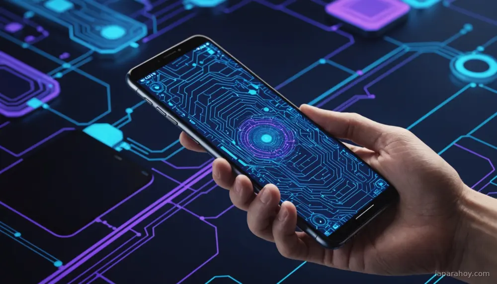Ilustración generada con IA sobre: Samsung Galaxy S26: especificaciones filtradas con IA integrada y nuevos chips