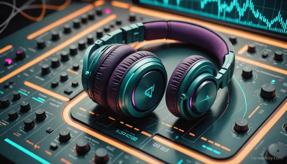 Ilustración generada con IA sobre: Spotify anuncia podcasts personalizados por IA y covers generados con Universal