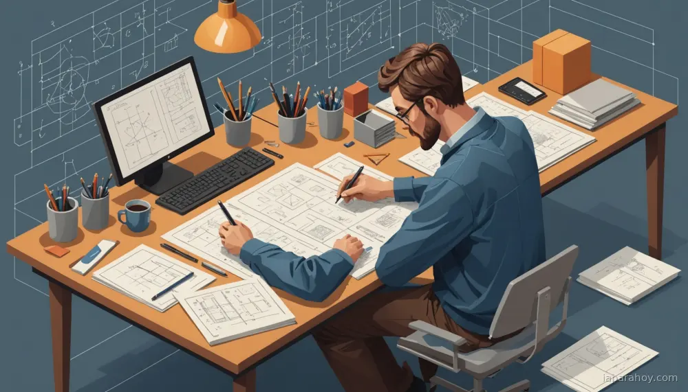 Ilustración generada con IA sobre: Modelo de OpenAI refuta una conjetura clave del problema de distancia unitaria