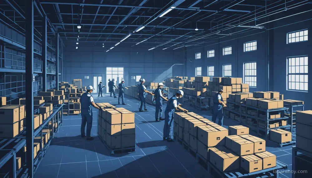 Ilustración generada con IA sobre: OpenAI publica caso de éxito de Choco automatizando distribución alimentaria con IA