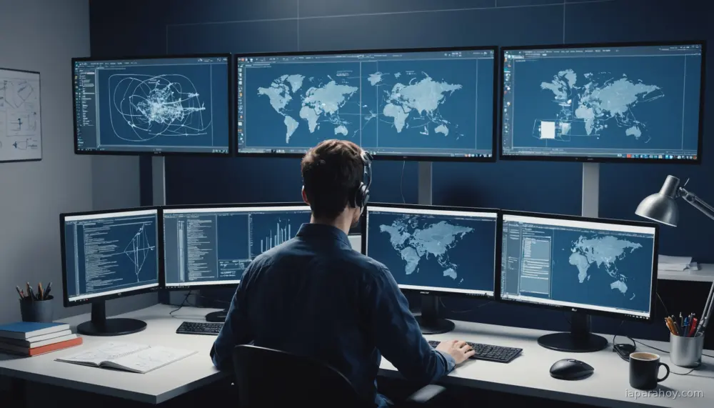 Ilustración generada con IA sobre: OpenAI publica métodos para monitorizar desalineación en agentes internos de codificación