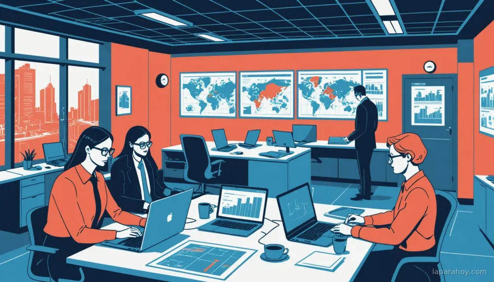 Ilustración generada con IA sobre: OpenAI y Amazon anuncian asociación estratégica para expandir IA empresarial