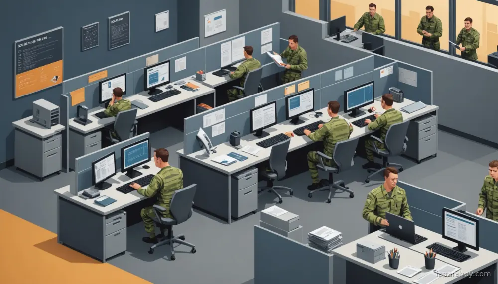 Ilustración generada con IA sobre: OpenAI despliega ChatGPT personalizado en plataforma de defensa de EE.UU.