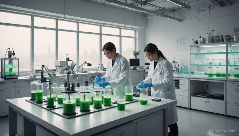 Ilustración generada con IA sobre: GPT-5 reduce en un 40% el coste de síntesis proteica mediante laboratorio autónomo