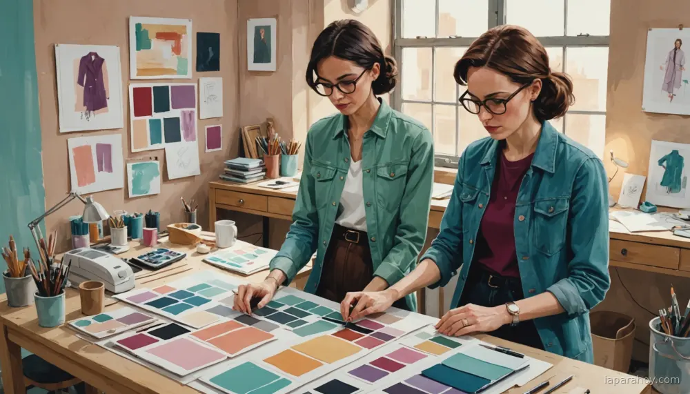 Ilustración generada con IA sobre: PVH adopta ChatGPT Enterprise para diseño de moda y cadena de suministro