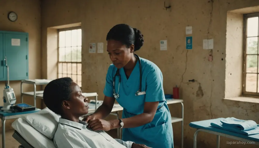 Ilustración generada con IA sobre: OpenAI y Gates Foundation lanzan Horizon 1000 para IA en sanidad africana