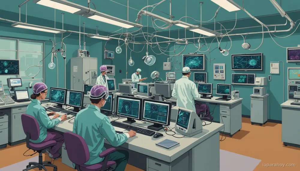Ilustración generada con IA sobre: OpenAI invierte en Merge Labs para interfaces cerebro-computadora