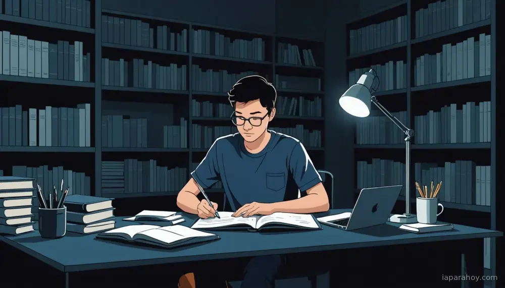 Ilustración generada con IA sobre: Fundador de Anthropic cuestiona valor de títulos académicos ante transformación por IA