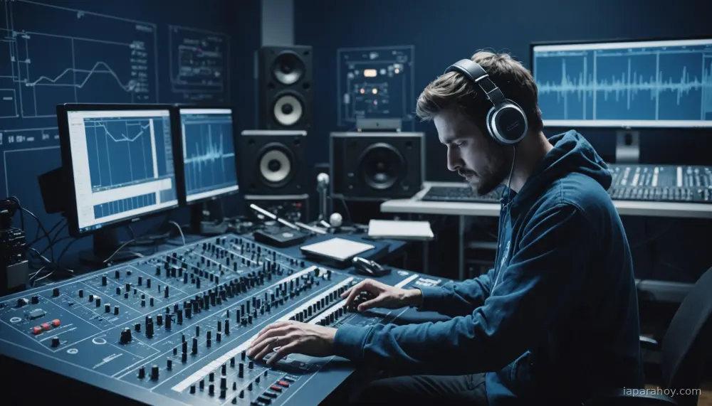 Ilustración generada con IA sobre: Google DeepMind lanza Lyria 3 Pro para generación de música de hasta 3 minutos